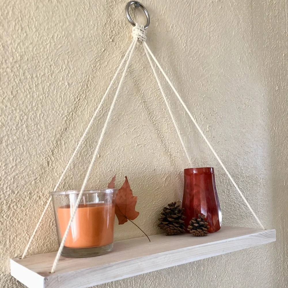 Hand crafted whitewashed reclaimed wood, shelf